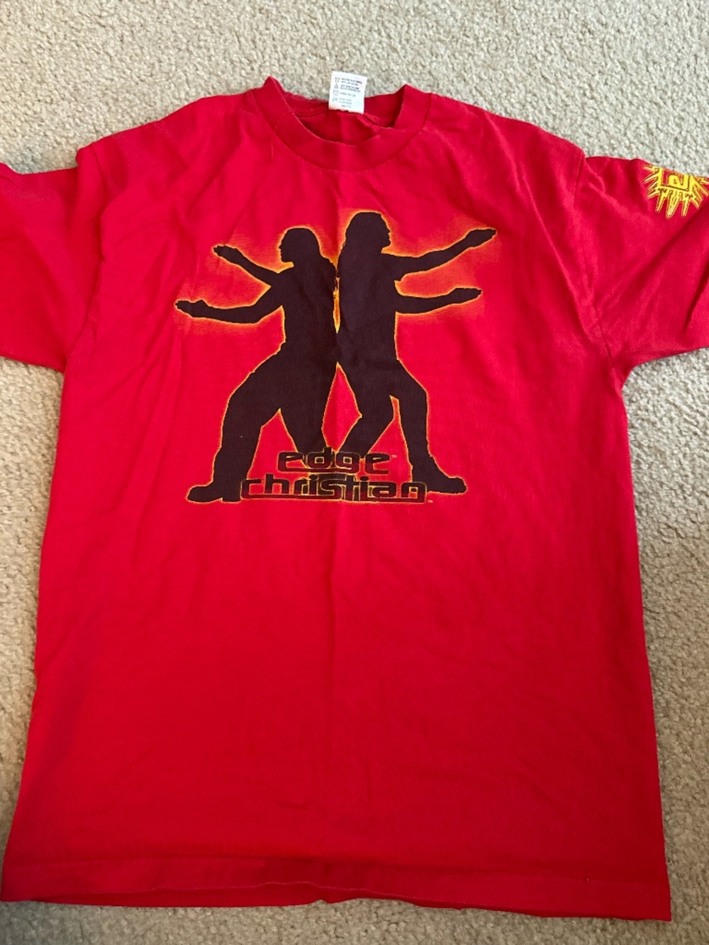 Vintage 2000 WWF Edge and Christian shirt